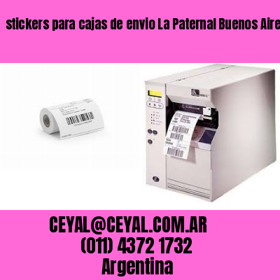 stickers para cajas de envio La Paternal Buenos Aires