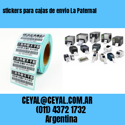stickers para cajas de envio La Paternal