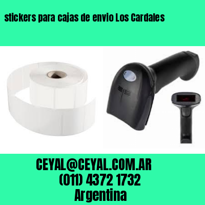 stickers para cajas de envio Los Cardales