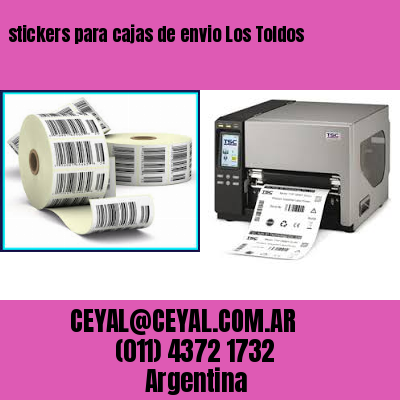 stickers para cajas de envio Los Toldos