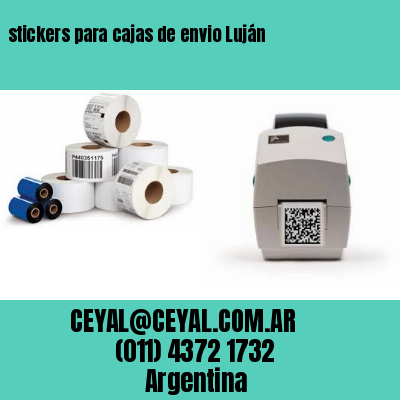 stickers para cajas de envio Luján