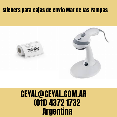 stickers para cajas de envio Mar de las Pampas