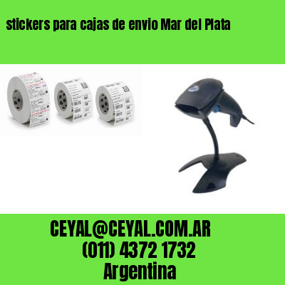 stickers para cajas de envio Mar del Plata