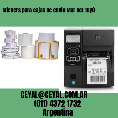 stickers para cajas de envio Mar del Tuyú
