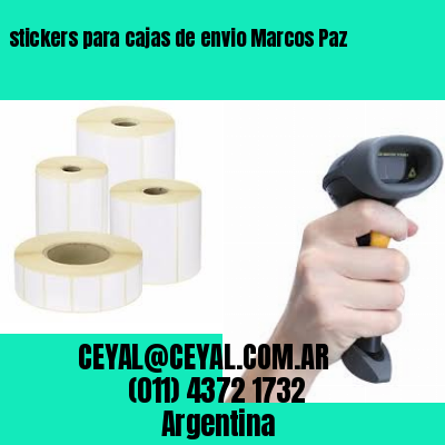 stickers para cajas de envio Marcos Paz