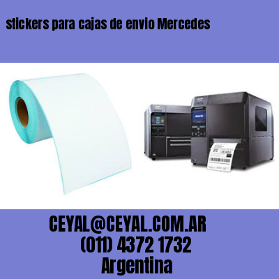 stickers para cajas de envio Mercedes