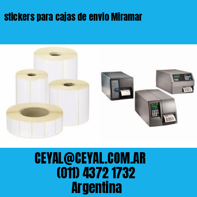 stickers para cajas de envio Miramar
