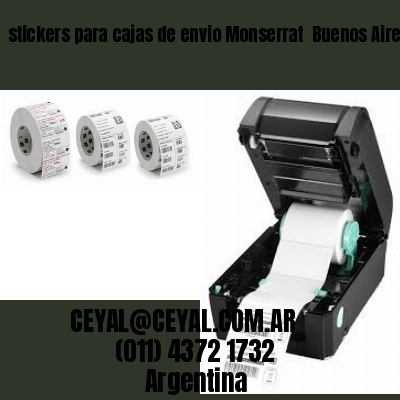 stickers para cajas de envio Monserrat  Buenos Aires