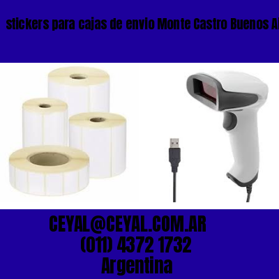 stickers para cajas de envio Monte Castro Buenos Aires