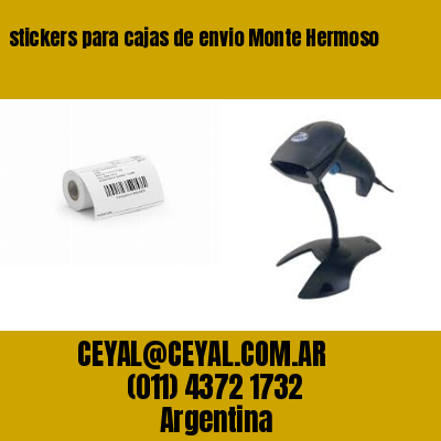 stickers para cajas de envio Monte Hermoso