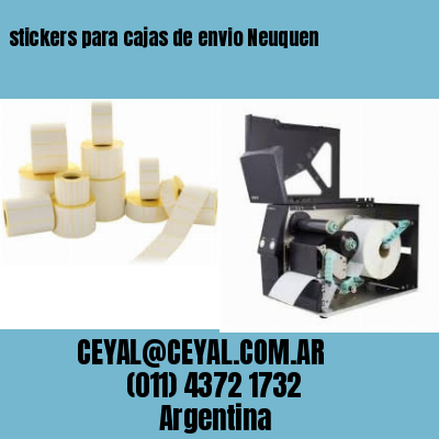 stickers para cajas de envio Neuquen