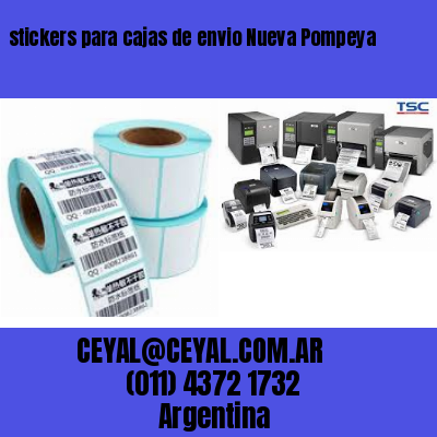 stickers para cajas de envio Nueva Pompeya