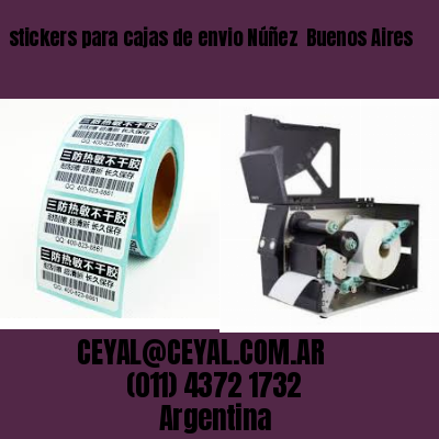 stickers para cajas de envio Núñez  Buenos Aires