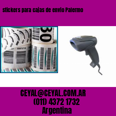 stickers para cajas de envio Palermo