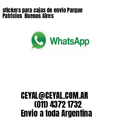 stickers para cajas de envio Parque Patricios  Buenos Aires