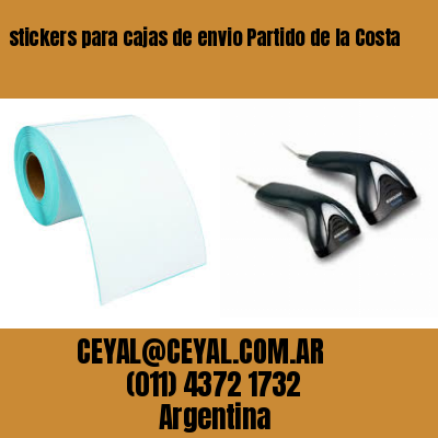 stickers para cajas de envio Partido de la Costa