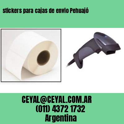 stickers para cajas de envio Pehuajó