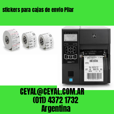 stickers para cajas de envio Pilar