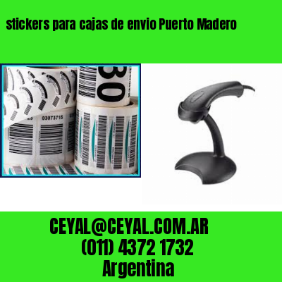 stickers para cajas de envio Puerto Madero