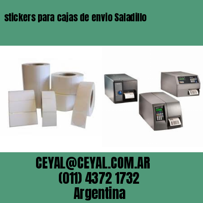 stickers para cajas de envio Saladillo