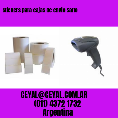 stickers para cajas de envio Salto
