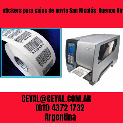 stickers para cajas de envio San Nicolás  Buenos Aires