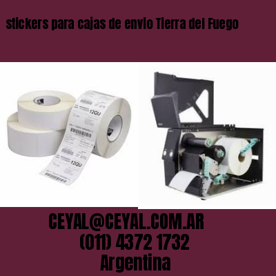 stickers para cajas de envio Tierra del Fuego