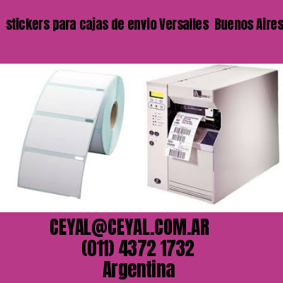 stickers para cajas de envio Versalles  Buenos Aires