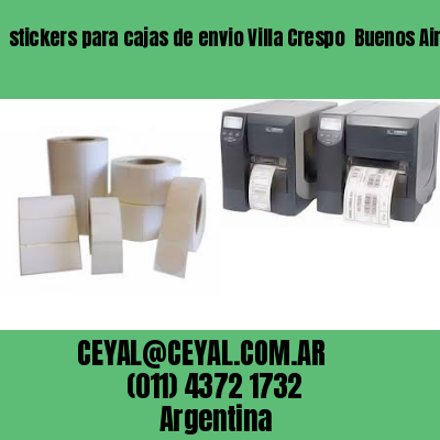 stickers para cajas de envio Villa Crespo  Buenos Aires