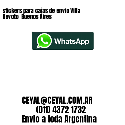 stickers para cajas de envio Villa Devoto  Buenos Aires