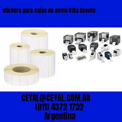 stickers para cajas de envio Villa Devoto