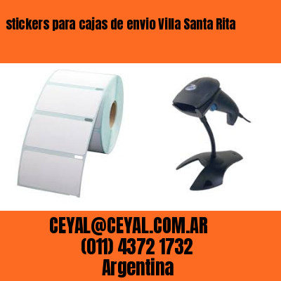 stickers para cajas de envio Villa Santa Rita