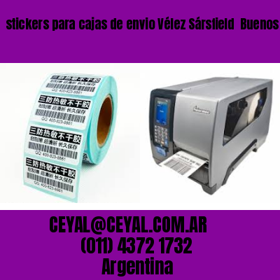 stickers para cajas de envio Vélez Sársfield  Buenos Aires