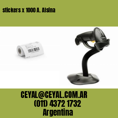 stickers x 1000 A. Alsina
