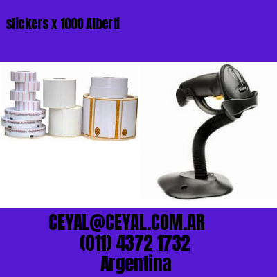 stickers x 1000 Alberti