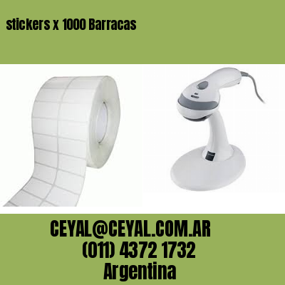 stickers x 1000 Barracas
