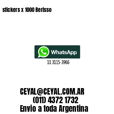 stickers x 1000 Berisso