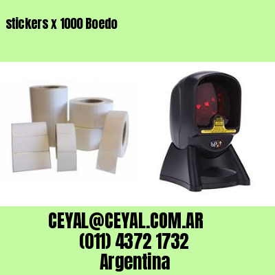 stickers x 1000 Boedo