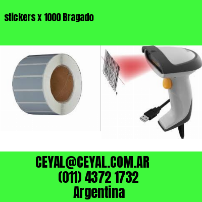 stickers x 1000 Bragado