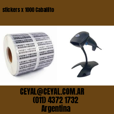 stickers x 1000 Caballito