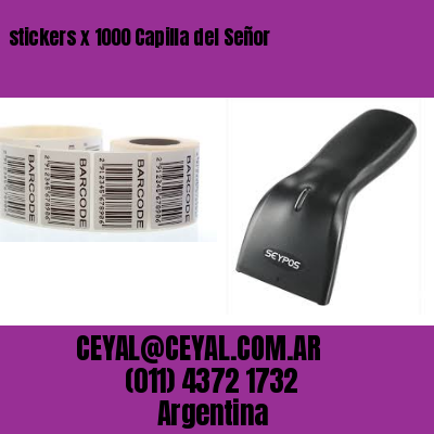 stickers x 1000 Capilla del Señor