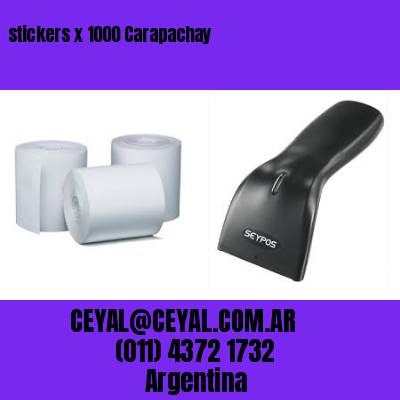 stickers x 1000 Carapachay