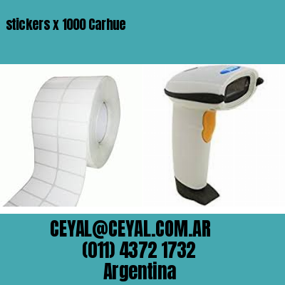 stickers x 1000 Carhue