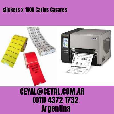 stickers x 1000 Carlos Casares
