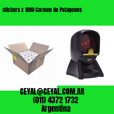 stickers x 1000 Carmen de Patagones