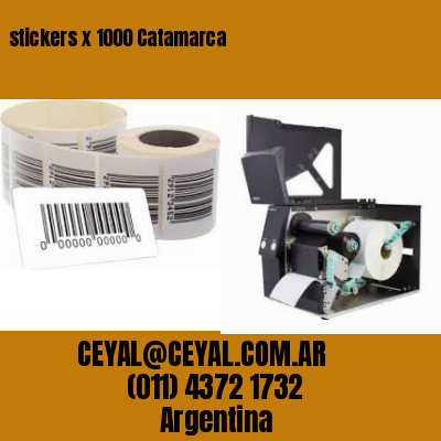 stickers x 1000 Catamarca