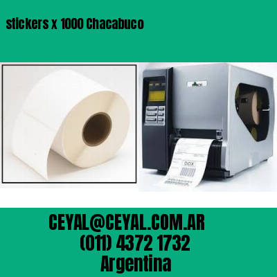 stickers x 1000 Chacabuco