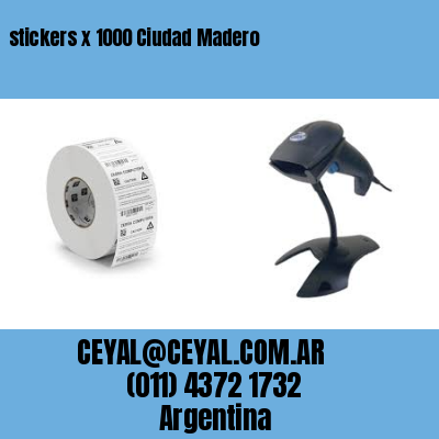 stickers x 1000 Ciudad Madero