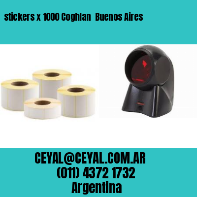 stickers x 1000 Coghlan  Buenos Aires