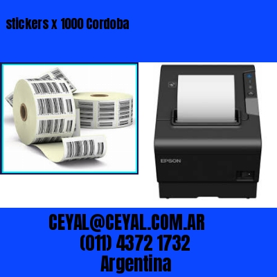 stickers x 1000 Cordoba